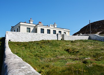 Accommodation block used for fog house keepers and their families at North Stack on Anglesey