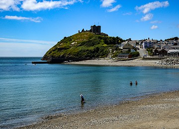 Traeth Y Promenade at Criccieth in North Wales