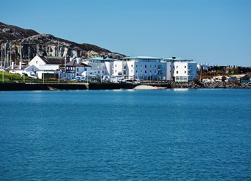 looking across newry beach towards the sailing club