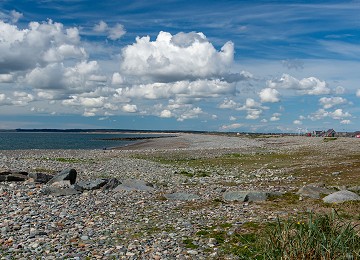 Looking across Dinas Dinlle beach towards Newborough Warren