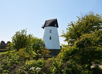 Melin Y Bont Windmill through the Trees