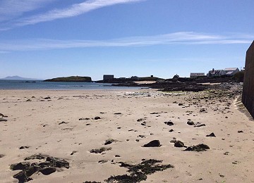 Anglesey Coastal Path goes through Borthwen beach at Rhoscolyn