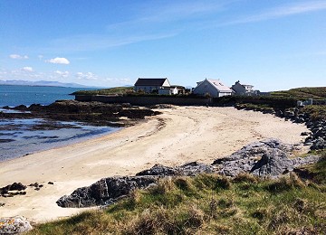 looking towards the old Rhoscolyn lifeboat station