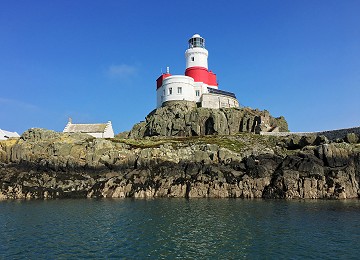 Skerries lighthouse from the bay
