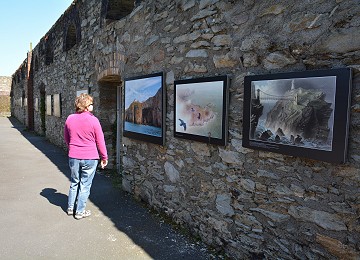 The open air art gallery at Breakwater country park