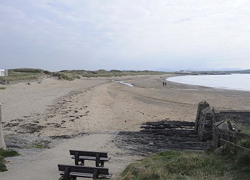 Traeth Llydan empty in late Autumn