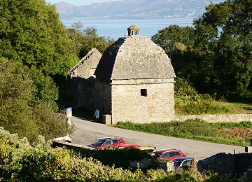 Dovecote at Penmon on Anglesey in late summer