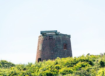 melin y borth mill over looking amlwch port