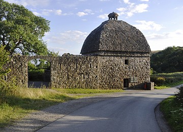 Penmon dovecote in summer which once had around a thousand nests