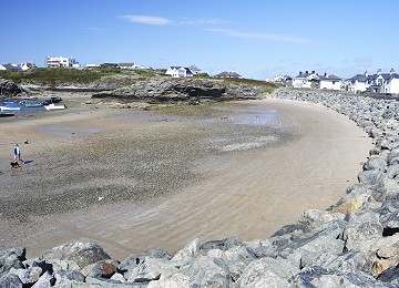 Porth Diana and promenade
